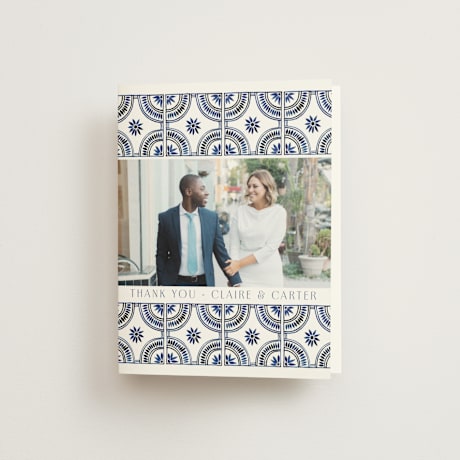 Folded Wedding Thank You Cards
