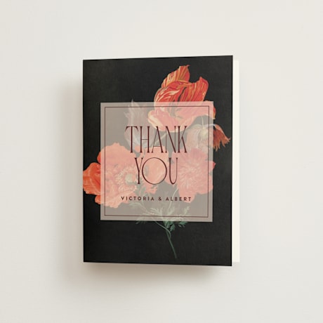 Folded Wedding Thank You Cards