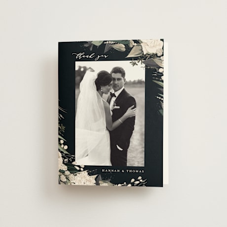Folded Wedding Thank You Cards