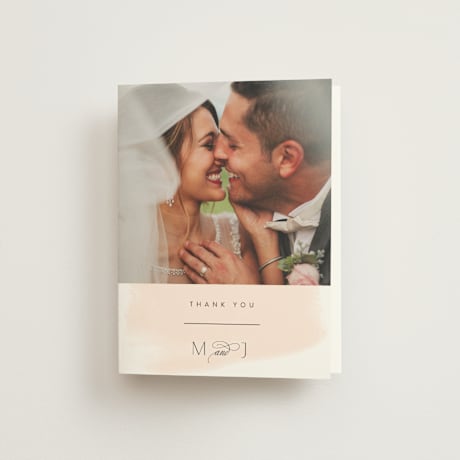 Folded Wedding Thank You Cards
