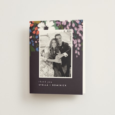 Folded Wedding Thank You Cards