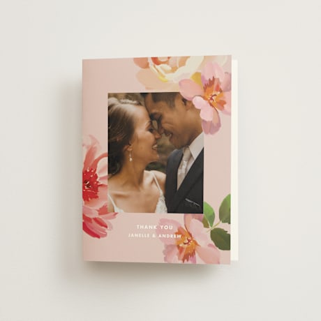 Folded Wedding Thank You Cards