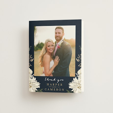 Folded Wedding Thank You Cards