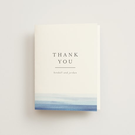 Folded Wedding Thank You Cards