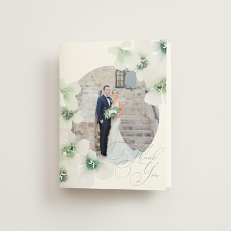 Folded Wedding Thank You Cards