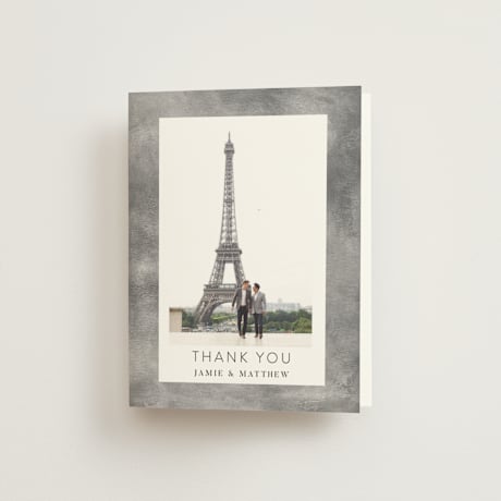 Folded Wedding Thank You Cards