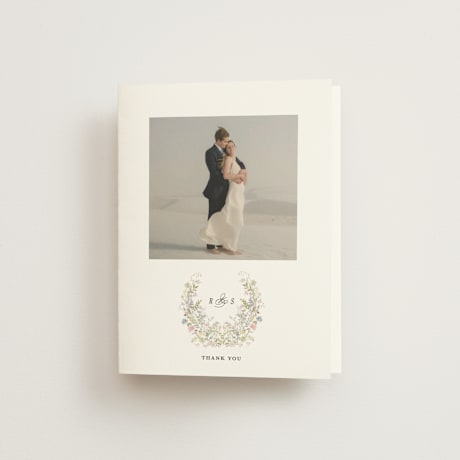 Folded Wedding Thank You Cards