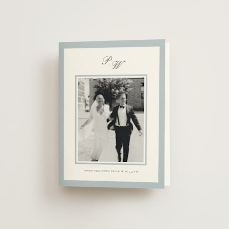 Folded Wedding Thank You Cards