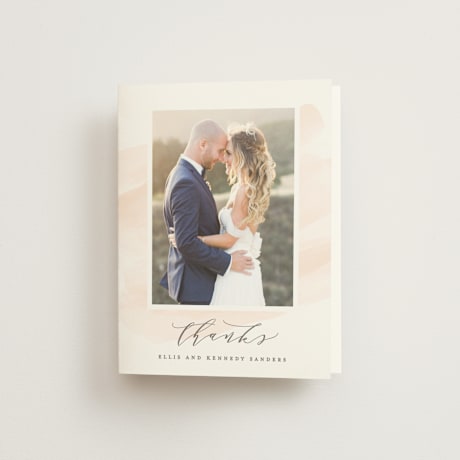 Folded Wedding Thank You Cards