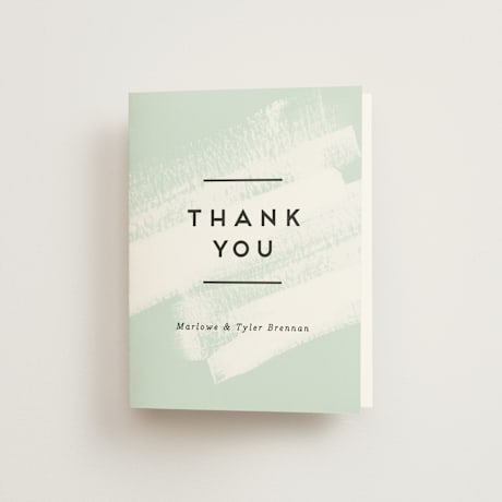 Folded Wedding Thank You Cards