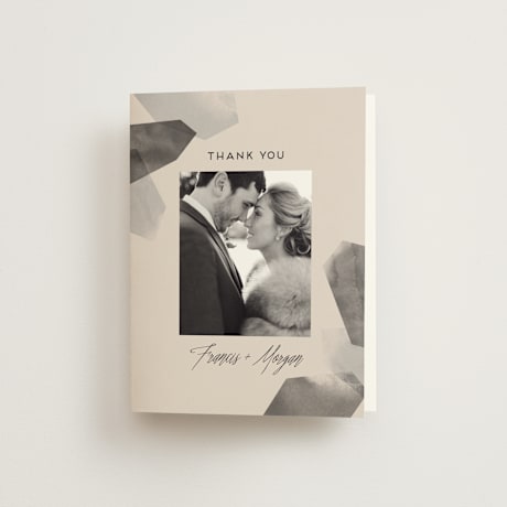 Folded Wedding Thank You Cards