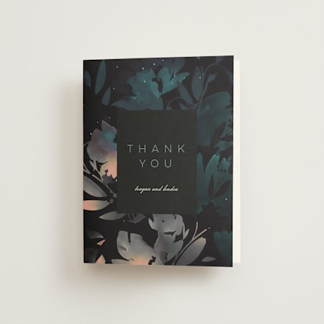 Folded Wedding Thank You Cards