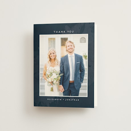 Folded Wedding Thank You Cards