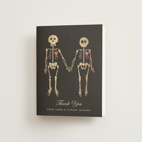 Folded Wedding Thank You Cards