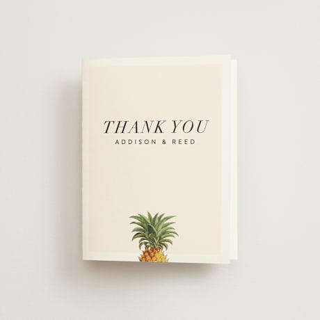 Folded Wedding Thank You Cards