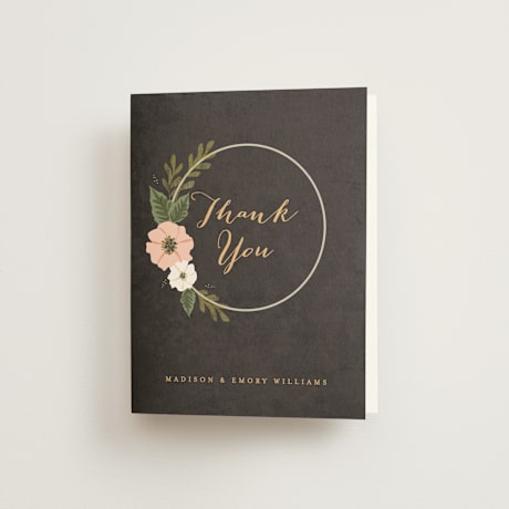 Folded Wedding Thank You Cards