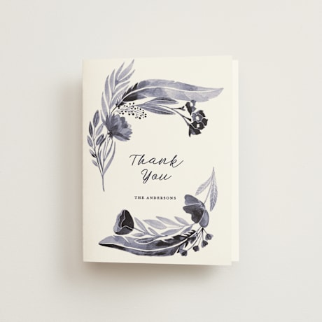 Folded Wedding Thank You Cards