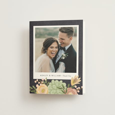 Folded Wedding Thank You Cards