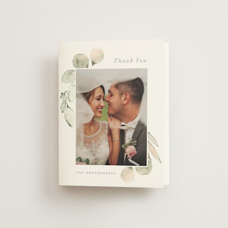 Folded Wedding Thank You Cards
