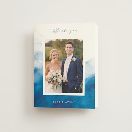 Folded Wedding Thank You Cards