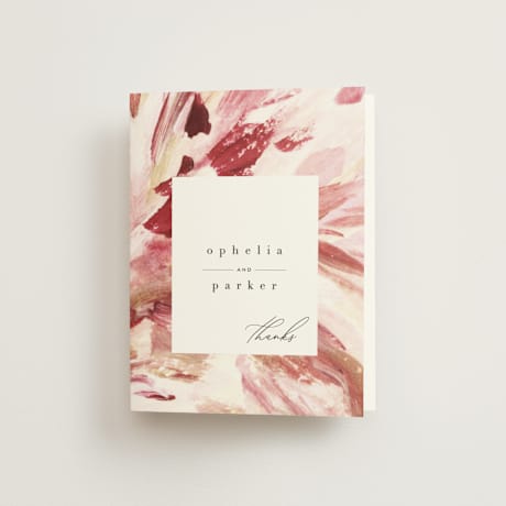 Folded Wedding Thank You Cards