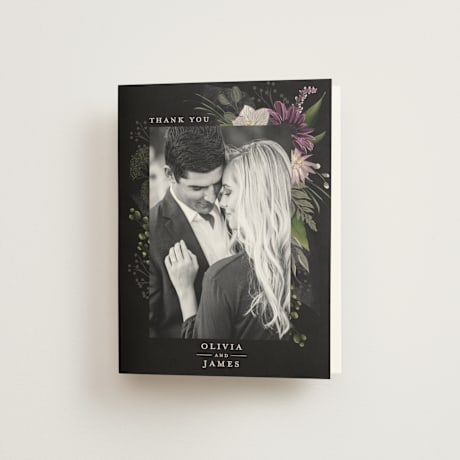 Folded Wedding Thank You Cards