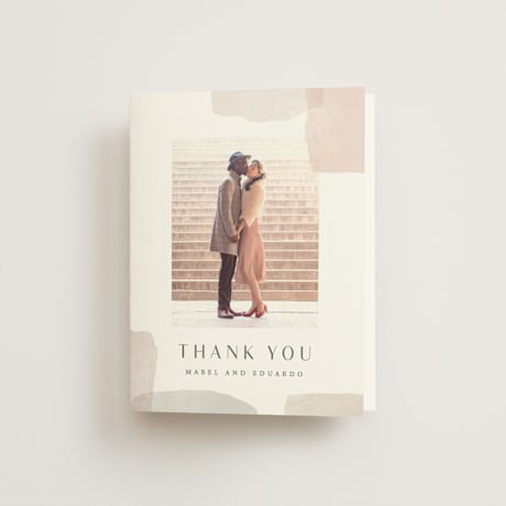 Folded Wedding Thank You Cards