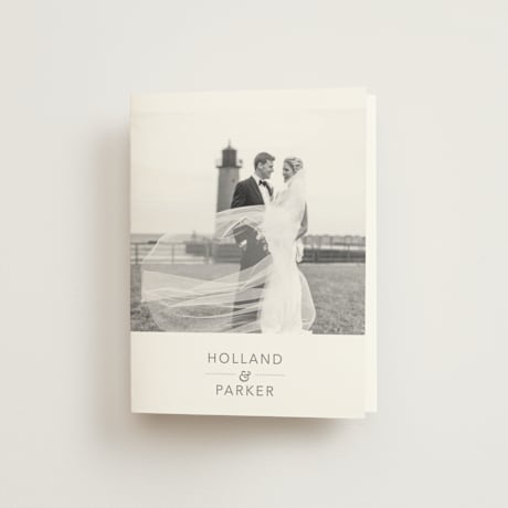 Folded Wedding Thank You Cards