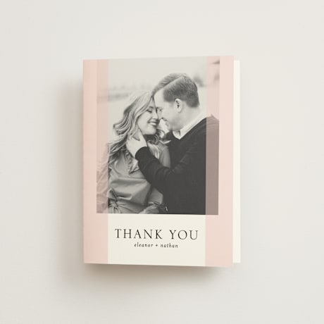 Folded Wedding Thank You Cards