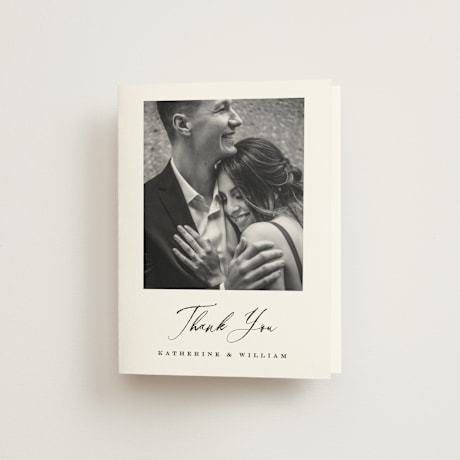 Folded Wedding Thank You Cards