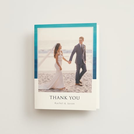Folded Wedding Thank You Cards