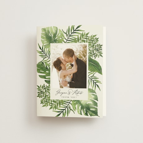 Folded Wedding Thank You Cards