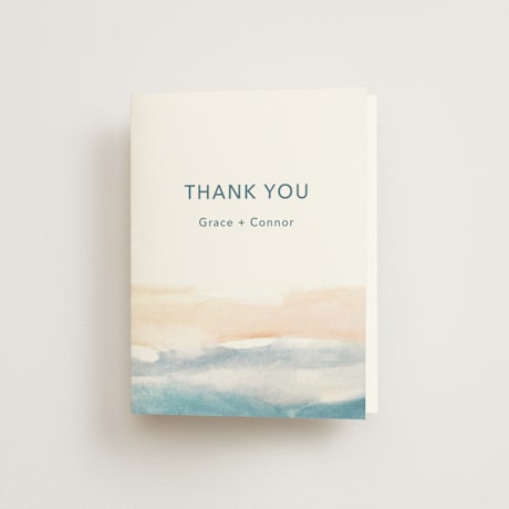 Folded Wedding Thank You Cards