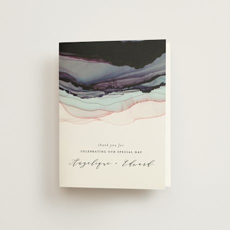 Folded Wedding Thank You Cards