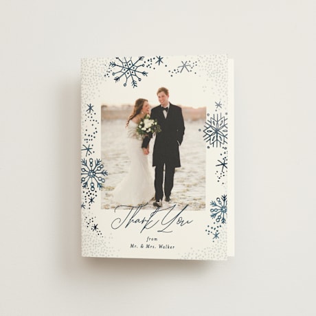Folded Wedding Thank You Cards