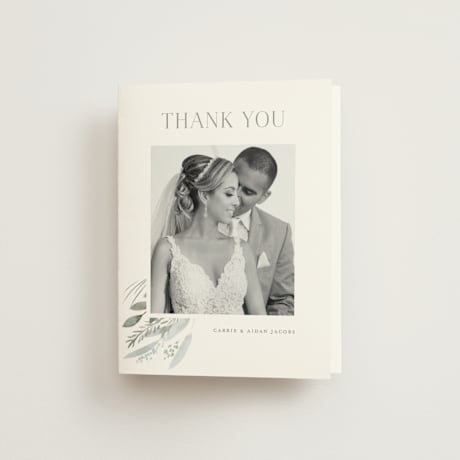Folded Wedding Thank You Cards