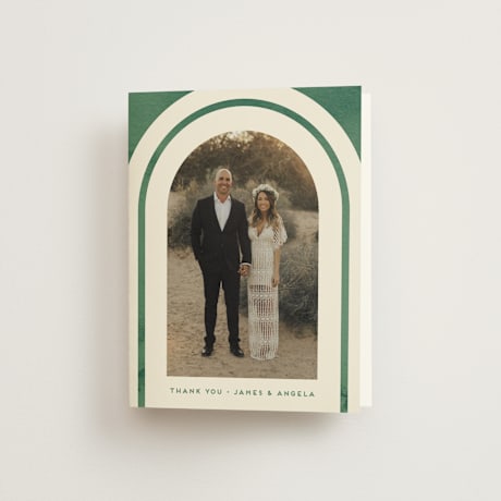 Folded Wedding Thank You Cards