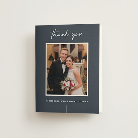 Folded Wedding Thank You Cards