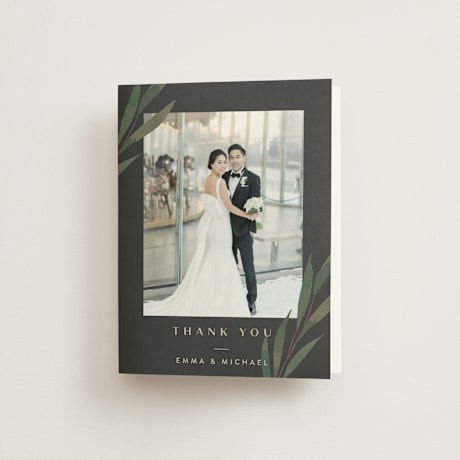 Folded Wedding Thank You Cards