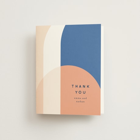 Folded Wedding Thank You Cards