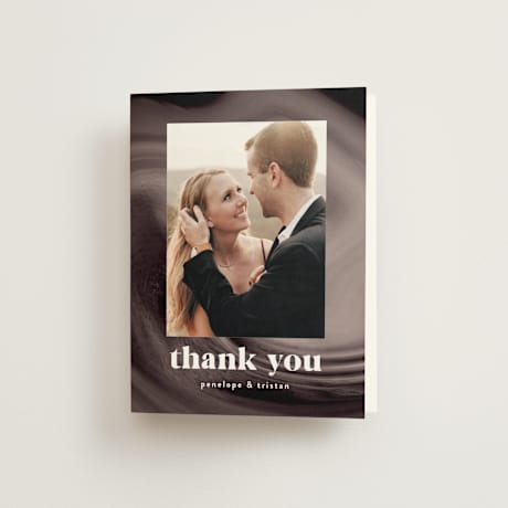 Folded Wedding Thank You Cards