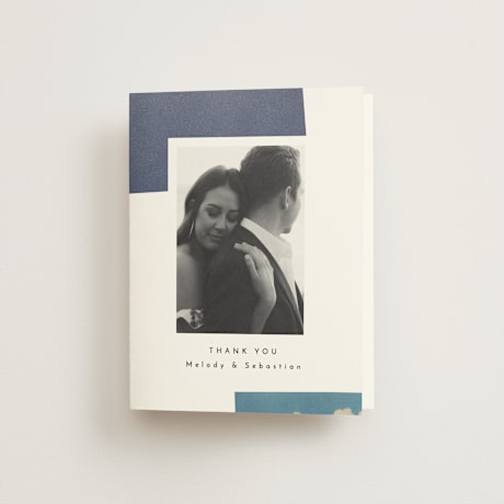 Folded Wedding Thank You Cards