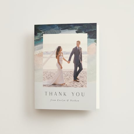 Folded Wedding Thank You Cards