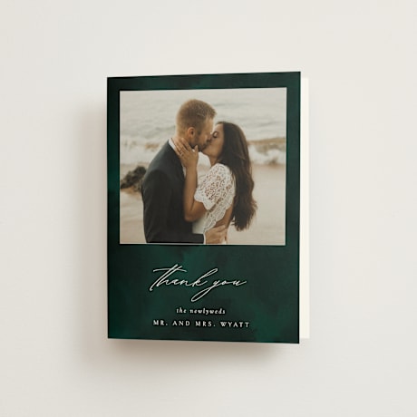 Folded Wedding Thank You Cards