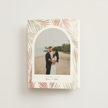 Folded Wedding Thank You Cards
