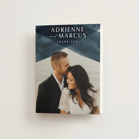Folded Wedding Thank You Cards