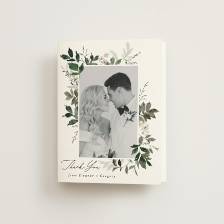 Folded Wedding Thank You Cards