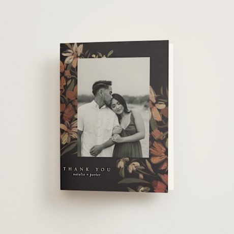 Folded Wedding Thank You Cards