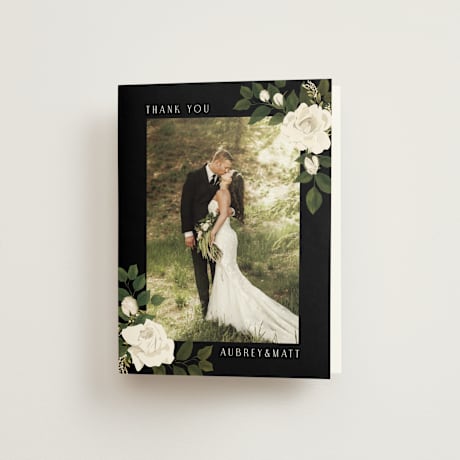 Folded Wedding Thank You Cards