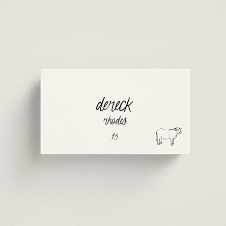 Place Cards - Beef